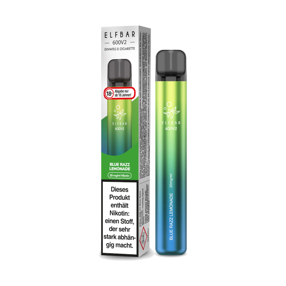 ElfBar 600 V2 - Blue Razz Lemonade 20mg